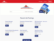 Tablet Screenshot of bostonjobsite.com